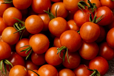 Full frame shot of tomatoes in market