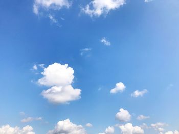 Low angle view of clouds in sky