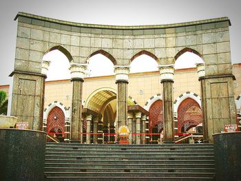 Low angle view of historical building