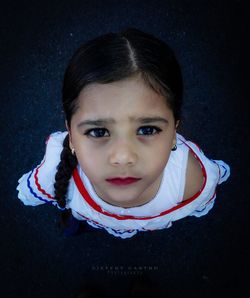 Portrait of cute girl