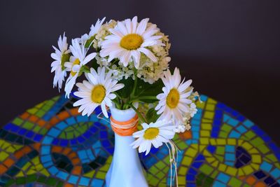 Close-up of flower vase