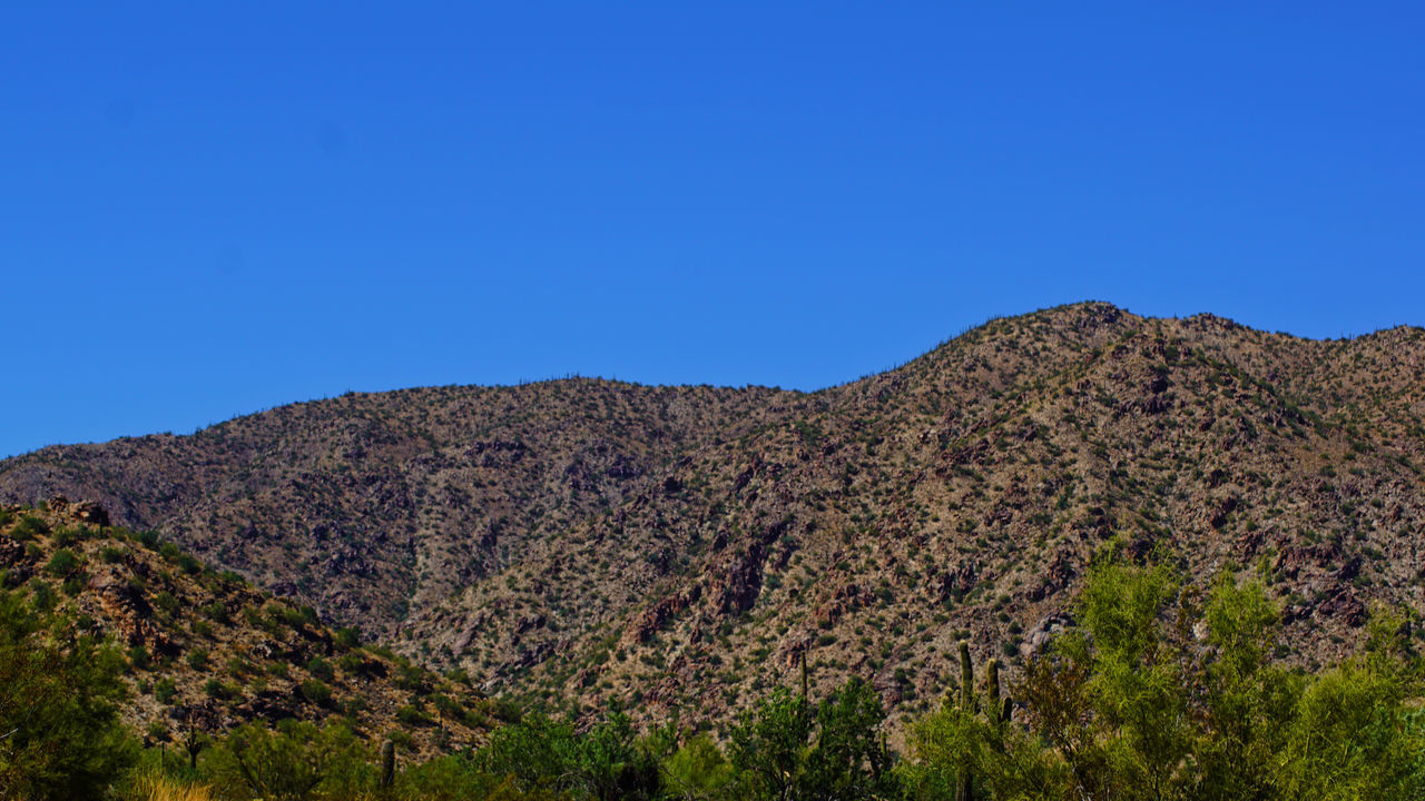 Arid Climate Beauty In Nature Blue Clear Sky Day Landscape Mountain Nature No People Outdoors Physical Geography Scenics Sky Tranquil Scene Tranquility