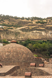 Built structure on landscape