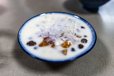 Close-up of drink on table