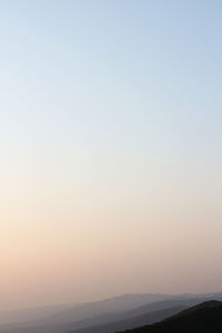 Scenic view of sky during sunset