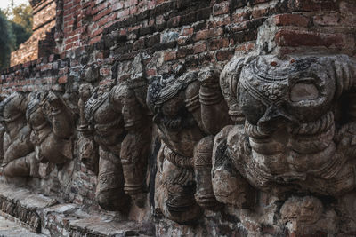 View of buddha statue