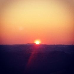 Scenic view of sunset