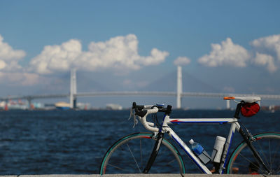 Sea and bicycle