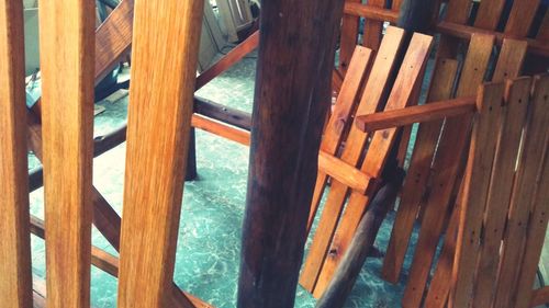 Full frame shot of wooden floor