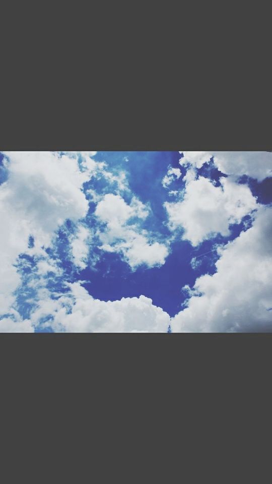 sky, cloud - sky, cloud, low angle view, tranquility, cloudy, scenics, beauty in nature, tranquil scene, nature, silhouette, blue, no people, day, transfer print, auto post production filter, outdoors, weather, copy space, idyllic