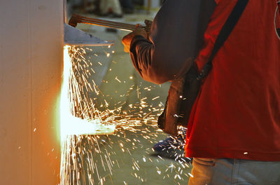 Man working in factory