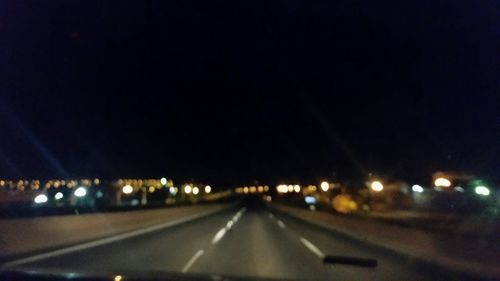 Road at night