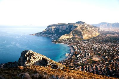 Aerial view of landscape