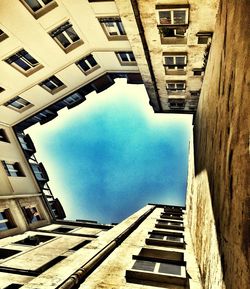 Low angle view of historic building against sky