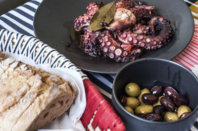 Close-up of food in plate