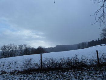 Scenic view of landscape against sky