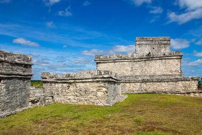 Tulum mexico the castle archeological site