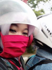 Close-up portrait of boy