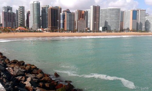 View of city at waterfront