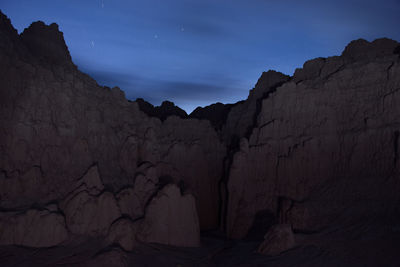 A dark night at cathedral gorge