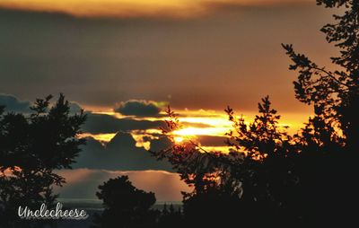 Scenic view of sunset sky