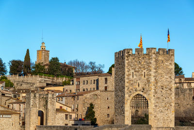 Historic building against blue sky