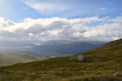 Scenic view of landscape against sky
