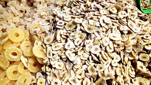 Full frame shot of onions for sale