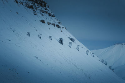 Scenic view of snow covered landscape