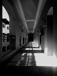 Corridor of building