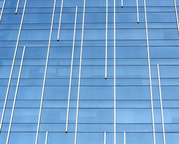 Low angle view of glass building