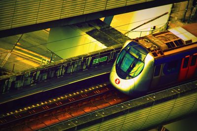 Train at night