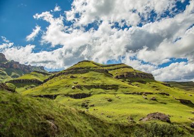 Panoramic view of landscape against sky