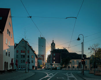 Jena city sunset 