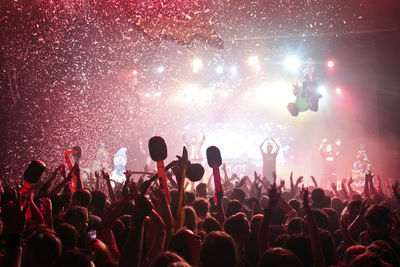 Crowd at music concert