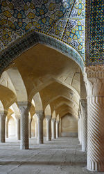 Corridor of historic building