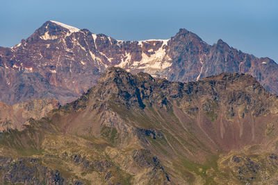 View of mountain range