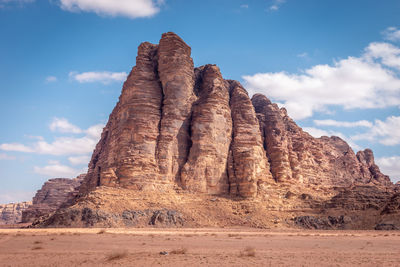 Rock formations in a desert