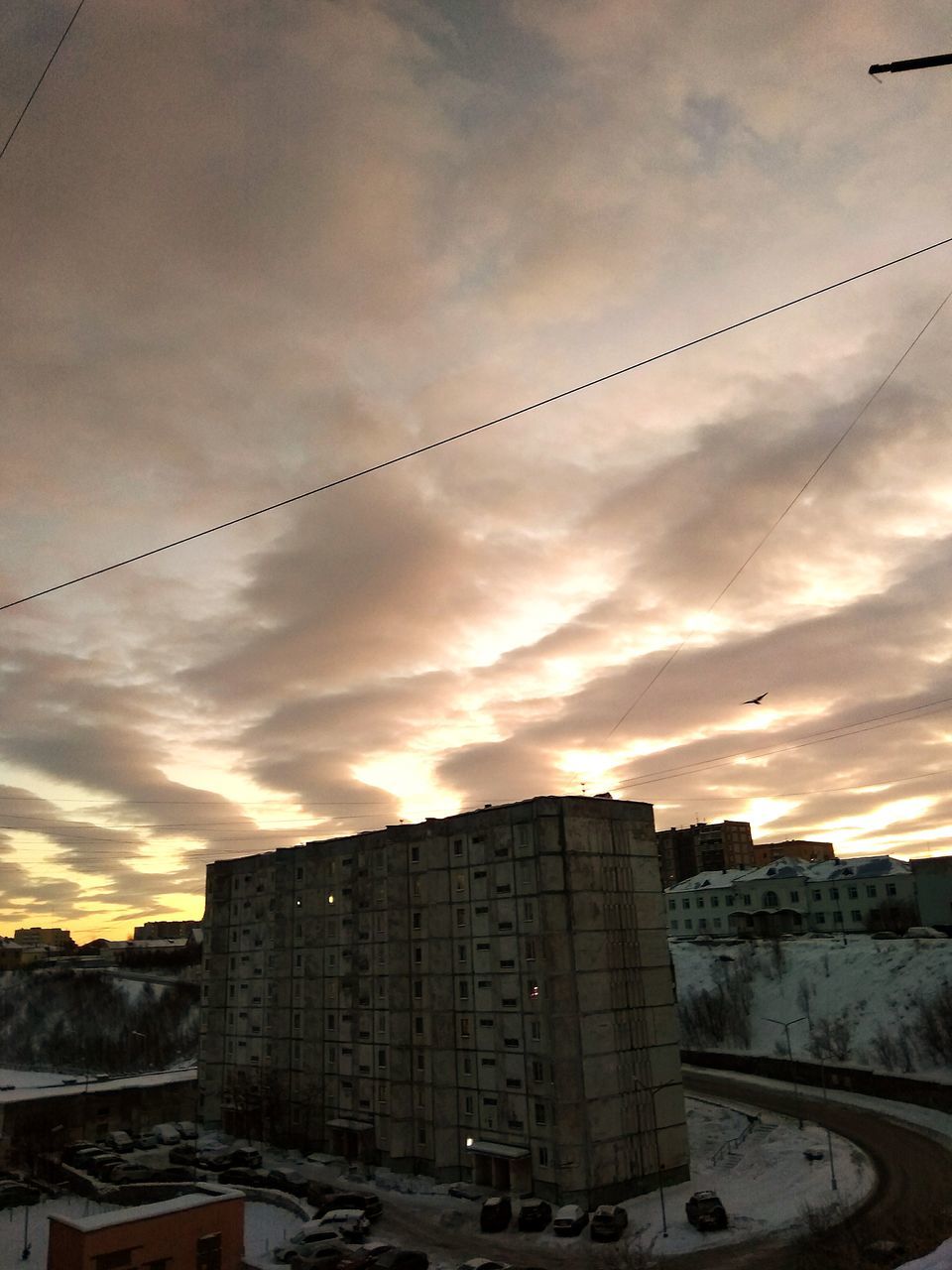 architecture, built structure, sky, building exterior, cloud - sky, no people, sunset, outdoors, city, day