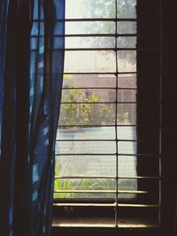 Close-up of glass window