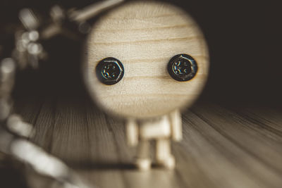 Close-up portrait of stuffed toy