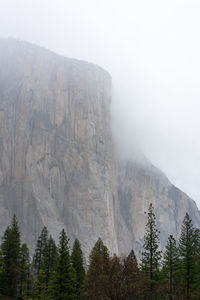 Panoramic view of rocky mountains against sky