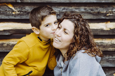 Portrait of smiling couple