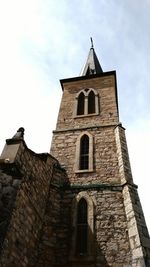 Low angle view of church against sky