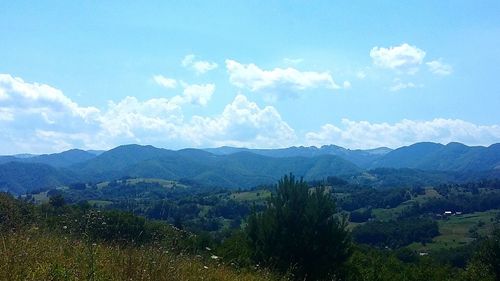 Scenic view of landscape against sky