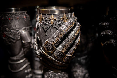 Lion heart gauntlet goblet at the giftshop of white tower with a shallow depth of field