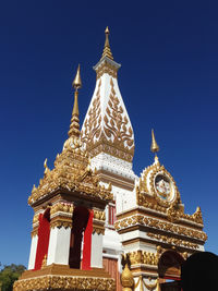 Temple against clear sky