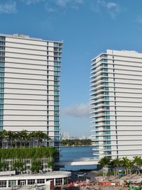 Buildings in city against sky