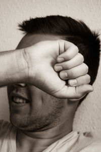 Close-up portrait of a boy