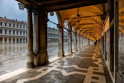 Corridor of building